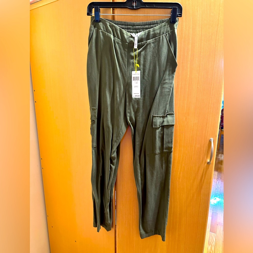 Moss Green Ankle Pants